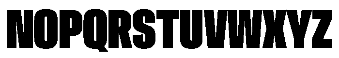 CrystalVAR UltraCondensedBlack Instance Font UPPERCASE