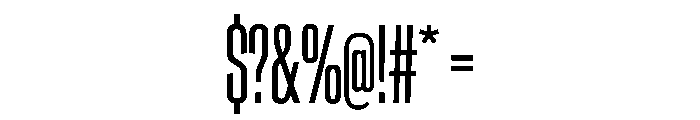 CrystalVAR UltraCondensedBook Instance Font OTHER CHARS