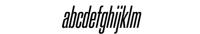 CrystalVAR UltraCondensedBookItalic Instance FONT