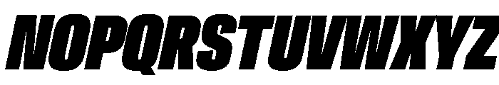 CrystalVAR UltraCondensedExtraBlackItalic Instance E7c5f22d Font UPPERCASE