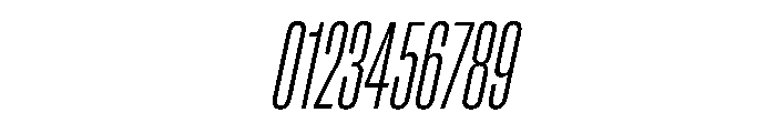 CrystalVAR UltraCondensedExtraLightItalic Instance Font OTHER CHARS