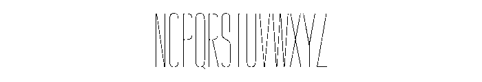 CrystalVAR UltraCondensedHairline Instance D6c98371 Font UPPERCASE