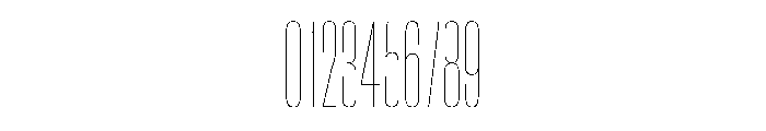 CrystalVAR UltraCondensedHairline Instance Font OTHER CHARS