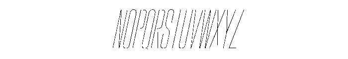 CrystalVAR UltraCondensedHairlineItalic Instance 0c485592 Font UPPERCASE