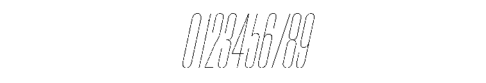 CrystalVAR UltraCondensedHairlineItalic Instance Font OTHER CHARS