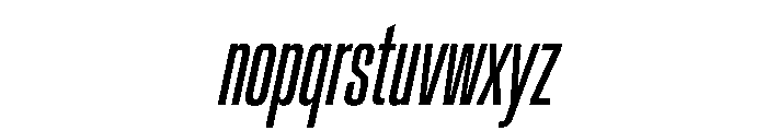 CrystalVAR UltraCondensedItalic Instance 97e95132 Font LOWERCASE