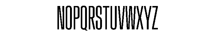 CrystalVAR UltraCondensedLight Instance Font UPPERCASE