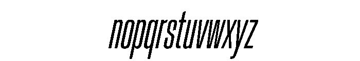 CrystalVAR UltraCondensedLightItalic Instance D3cef07d Font LOWERCASE