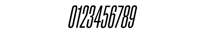 CrystalVAR UltraCondensedLightItalic Instance Font OTHER CHARS