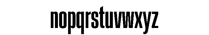 CrystalVAR UltraCondensedMedium Instance Font LOWERCASE