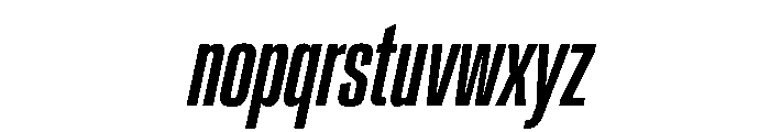 CrystalVAR UltraCondensedMediumItalic Instance 4b7fbf1c Font LOWERCASE
