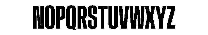 CrystalVAR UltraCondensedSemiBold Instance Font UPPERCASE