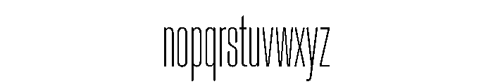 CrystalVAR UltraCondensedThin Instance 5d4f8ffa Font LOWERCASE