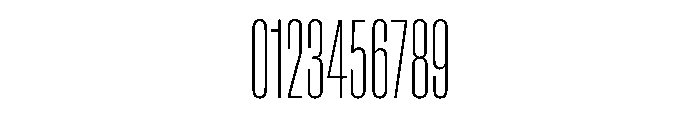 CrystalVAR UltraCondensedThin Instance Font OTHER CHARS