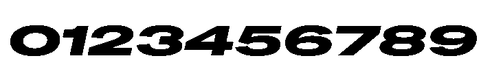CrystalVAR UltraExpandedBlackItalic Instance Font OTHER CHARS