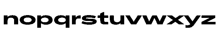 CrystalVAR UltraExpandedBold Instance Font LOWERCASE