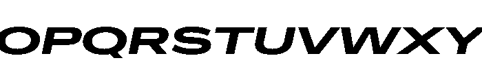 CrystalVAR UltraExpandedBoldItalic Instance B51358d5 Font UPPERCASE