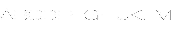 CrystalVAR UltraExpandedHairline Instance Font UPPERCASE