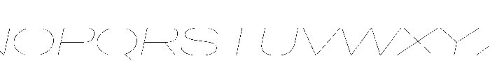 CrystalVAR UltraExpandedHairlineItalic Instance 3a5b355a Font UPPERCASE