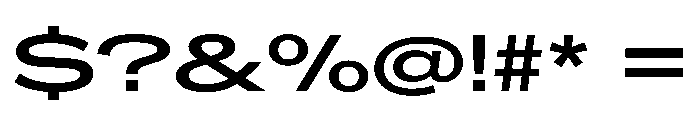CrystalVAR UltraExpandedMedium Instance Font OTHER CHARS