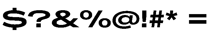 CrystalVAR UltraExpandedSemiBold Instance Font OTHER CHARS