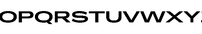 CrystalVAR UltraExpandedSemiBold Instance Font UPPERCASE