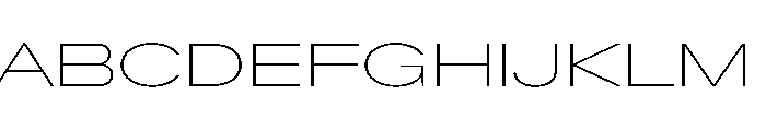 CrystalVAR UltraExpandedThin Instance Ee075aa3 Font UPPERCASE
