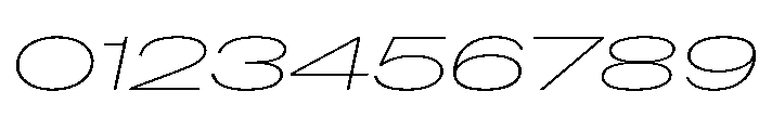 CrystalVAR UltraExpandedThinItalic Instance Font OTHER CHARS