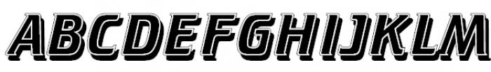 Cricket Inline Shadow Font UPPERCASE