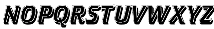 Cricket Inline Shadow Font UPPERCASE