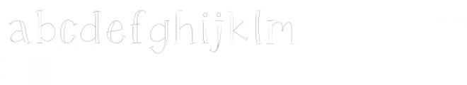 cricket sketch Font LOWERCASE