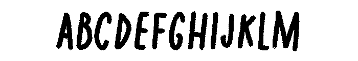 Crayonize Bold Font UPPERCASE