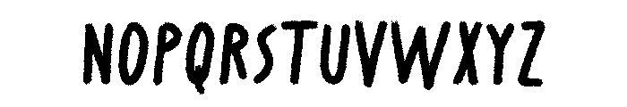 Crayonize Bold Font UPPERCASE