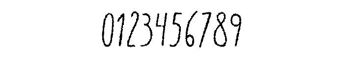 Crayonize Regular Font OTHER CHARS