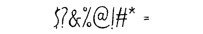 Crayonize Regular Font OTHER CHARS