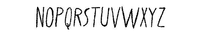 Crayonize Regular Font UPPERCASE