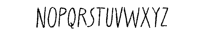 Crayonize Regular Font LOWERCASE