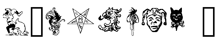 Creepy Ornaments Regular Font OTHER CHARS