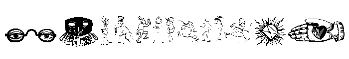 Creepy Ornaments Regular Font LOWERCASE
