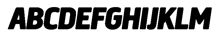 Creighton Black Italic Font UPPERCASE