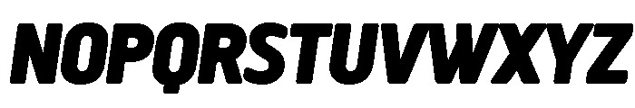 Creighton Black Italic Font UPPERCASE