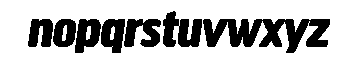 Creighton Black Italic Font LOWERCASE