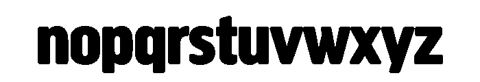 Creighton Black Font LOWERCASE