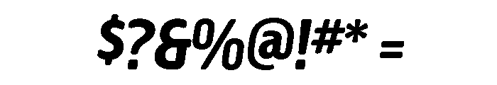 Creighton Bold Italic Font OTHER CHARS