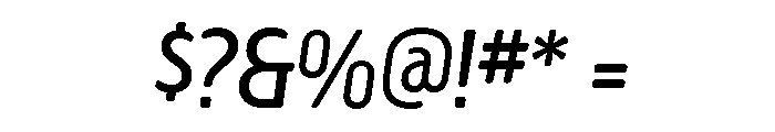 Creighton Book Italic Font OTHER CHARS