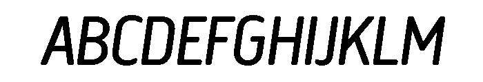 Creighton Book Italic Font UPPERCASE