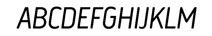 Creighton Light Italic Font UPPERCASE
