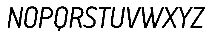 Creighton Light Italic Font UPPERCASE