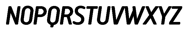 Creighton Medium Italic Font UPPERCASE