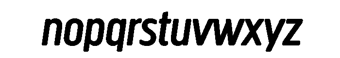 Creighton Medium Italic Font LOWERCASE